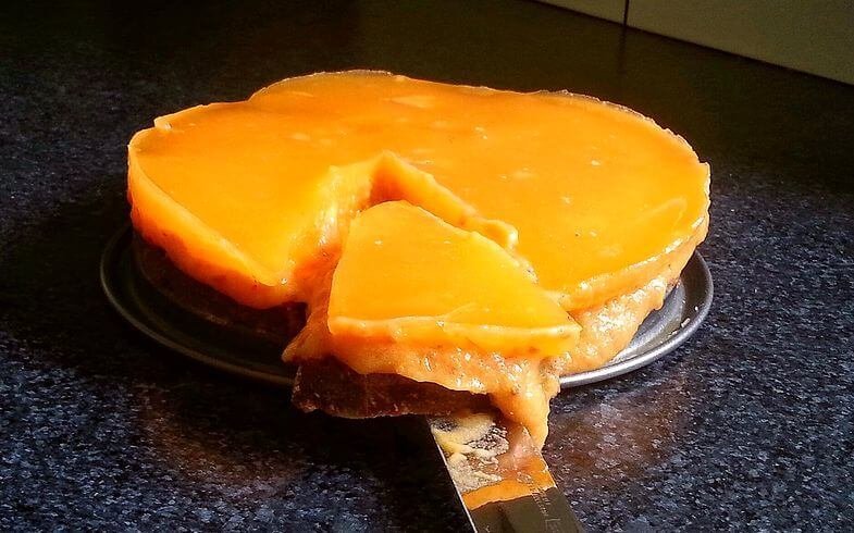 Oranje taart voor het WK voetbal