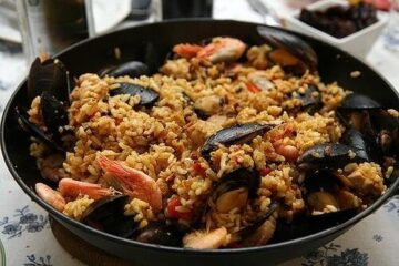 Spaans gerecht: paella