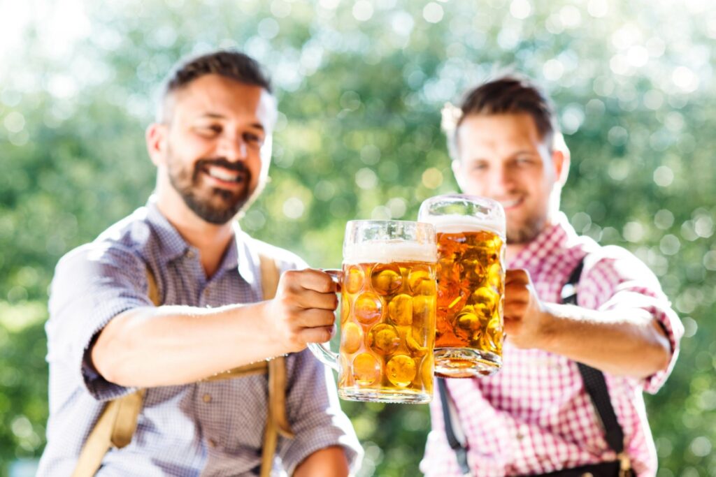 Typisch Duits: bier drinken